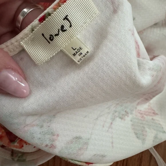 Love Floral White and Pink Dress - Picture 2 of 2